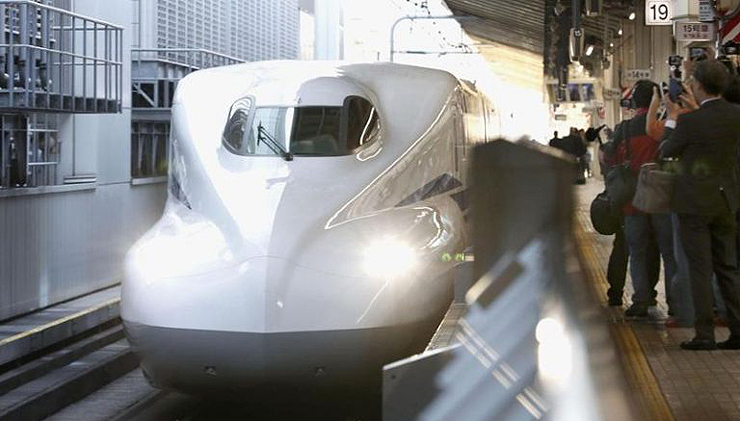רכבת מהירה שינקאנסן N700S Shinkansen Supreme יפן 2
