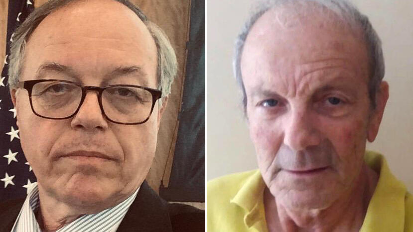 מימין פרופ' יאיר זימון ועודד שורר