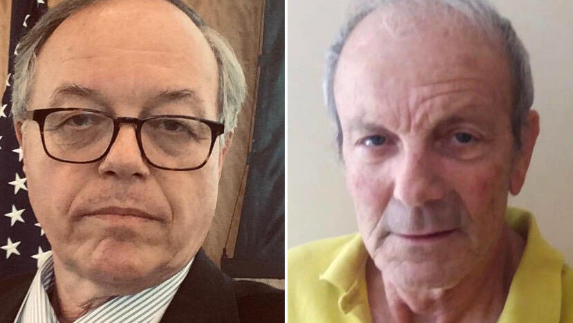 מימין פרופ' יאיר זימון ועודד שורר