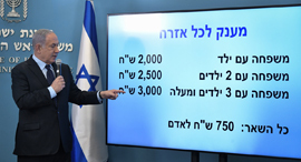 בנימין נתניהו מענקים מענק לכל אזרח קורונה 15.7.20