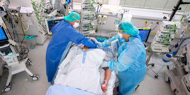 חולה קורונה אשפוז בית חולים רופאים ג'נבה ז'נווה שוויץ 