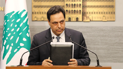 ראש ממשלת לבנון חסן דיאב, צילום: רויטרס