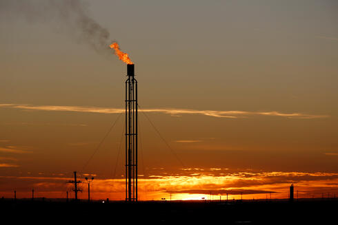 פליטת גז חממה מתאן התחממות גלובלית, צילום: רויטרס 