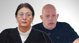 מימין: השופט ארז שני ונשיאת העליון אסתר חיות