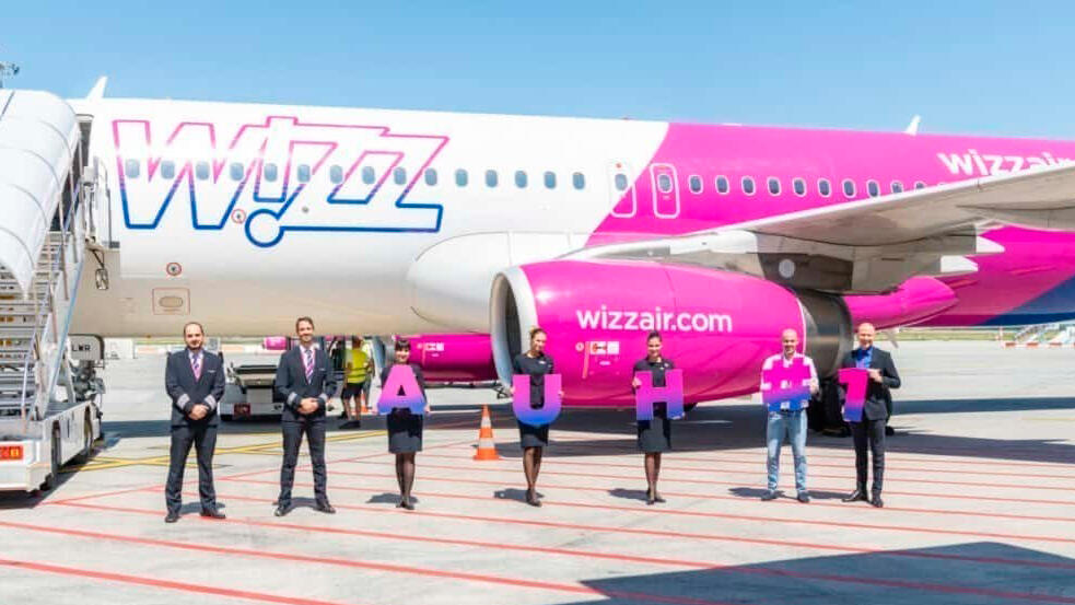 מטוס של Wizz Air (צילום: WizzAir) חברת תעופה Wizz Air WizzAir וויז אייר אבו דאבי