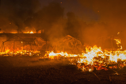 שריפות ענק במערב ארה"ב, צילום: אם סי טי