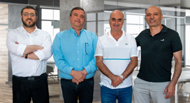 מנהלי קרן SIBF מימין בועז אור שרגא אביב כהן אלי בן סימון ו אור בן שושן