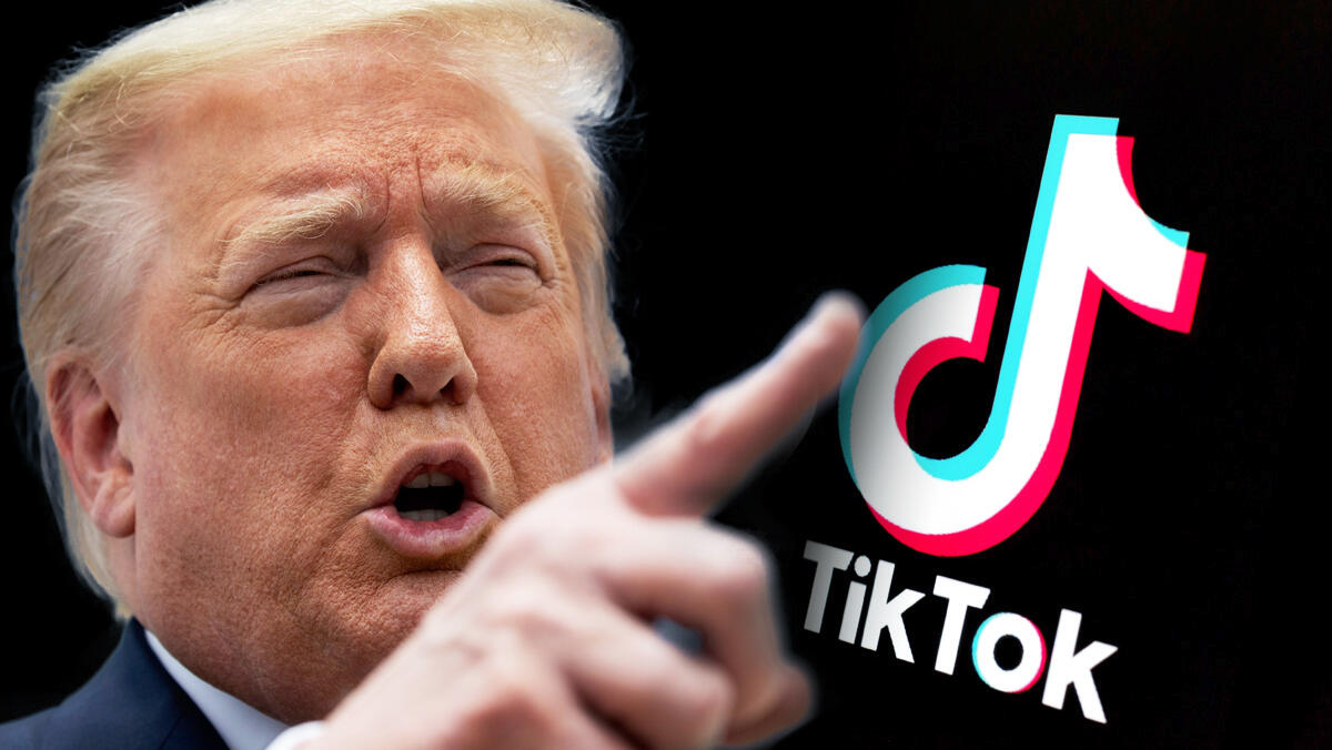 נשיא ארה"ב דונלד טראמפ טיקטוק