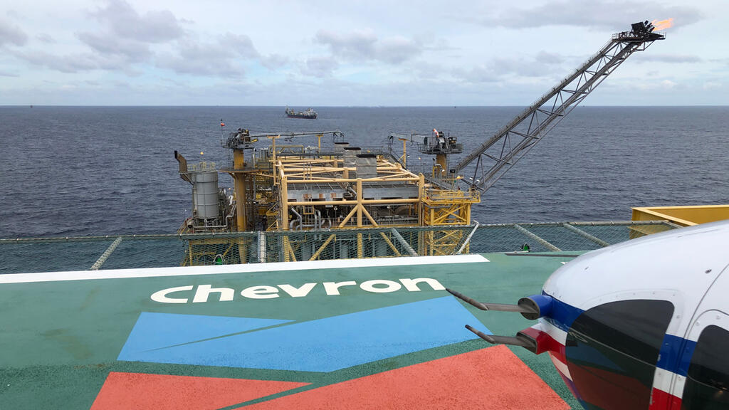 שברון אסדת גז טבעי אנרגיה קידוח גז