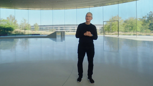 טים קוק מנכ"ל אפל אירוע השקת אייפון 12, צילום מסך: אפל