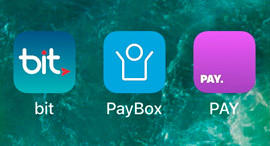 אפליקציה אפליקציות תשלום Bit Pay PayBox ביט פיי פייבוקס 
