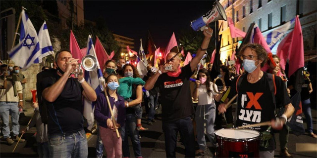 הפגנות מחאה בלפור 17.10.20