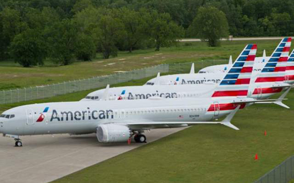 חברת תעופה אמריקן איירליינס מטוסים בואינג 737 מקס 