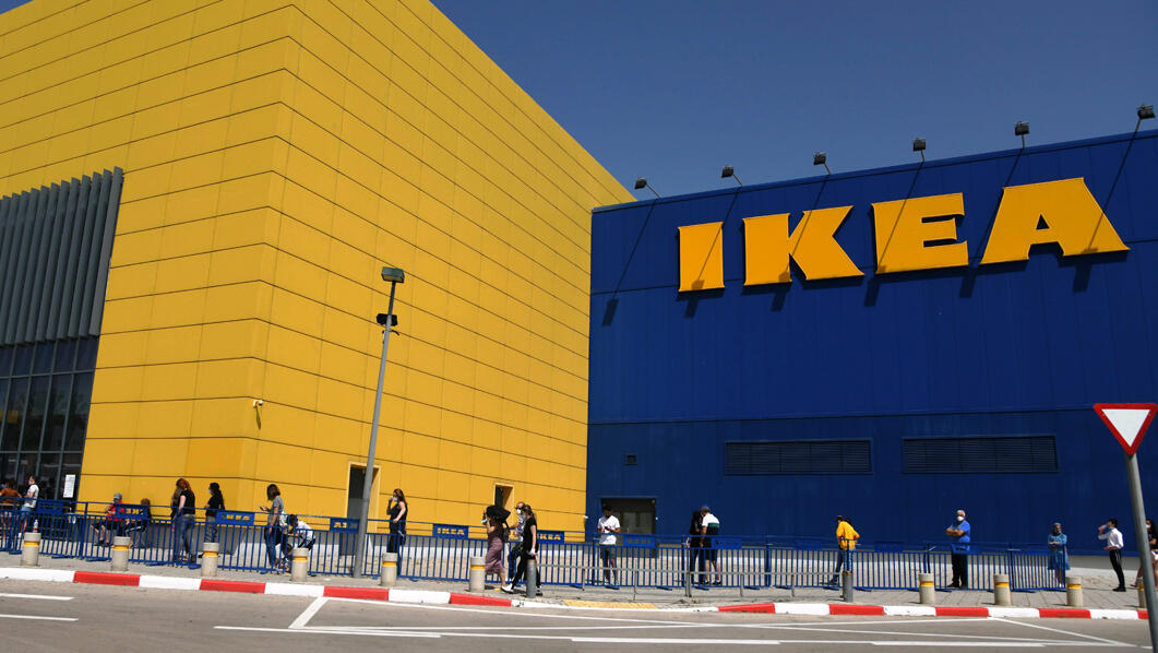 חנות איקאה נתניה קורונה תור 2