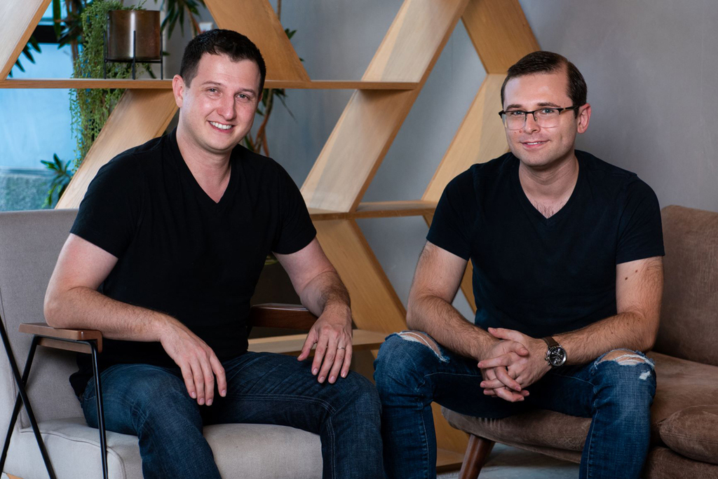 Zesty CEO Maxim Melamedov and CTO Alexey Baikov אלכסיי ביקוב ו מקסים מלמדוב