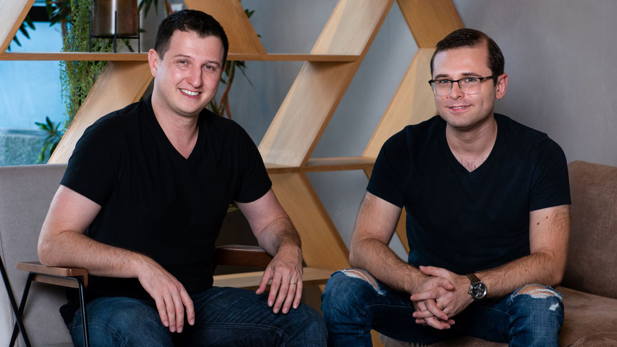 Zesty CEO Maxim Melamedov and CTO Alexey Baikov אלכסיי ביקוב ו מקסים מלמדוב