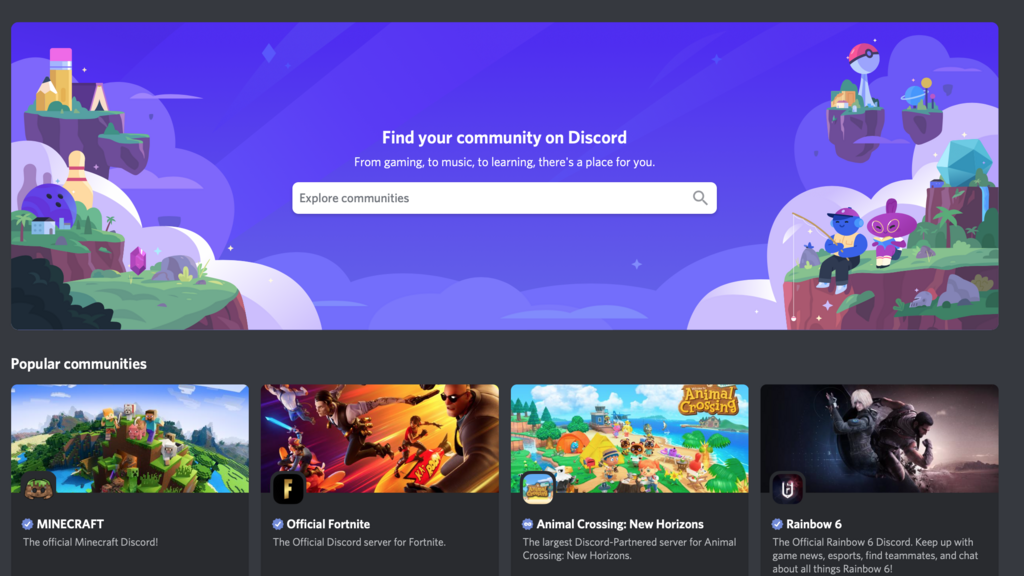 צילום מסך מתוכנת Discord