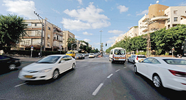 רחוב דרך נמיר פינת יהודה הלוי ב תל אביב