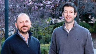  At-Bay founders Roman Itskovich (left) and Rotem Iram Photo: Kevin Nilson