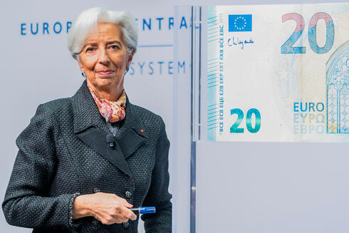 כריסטין לגארד נשיאת הבנק האירופי המרכזי. צמיחה ברבעון השני , צילום: בלומברג 