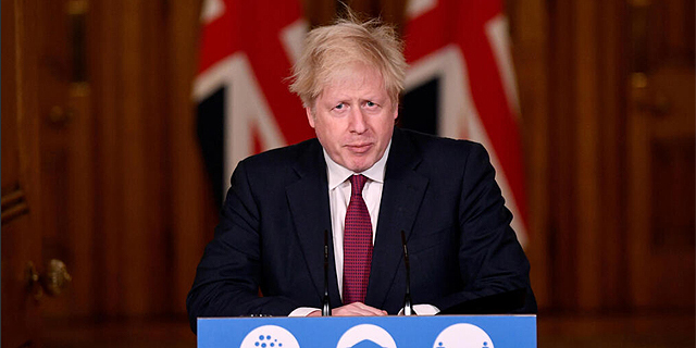 ראש ממשלת בריטניה בוריס ג'ונסון בנאום על הגבלות חדשות