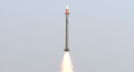 התעשייה האווירית ניסוי יירוט טיל MRSAM ברק 8