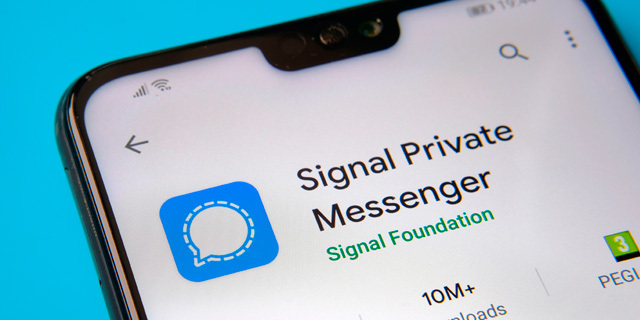 אפליקציית המסרים 1 סיגנל Signal 