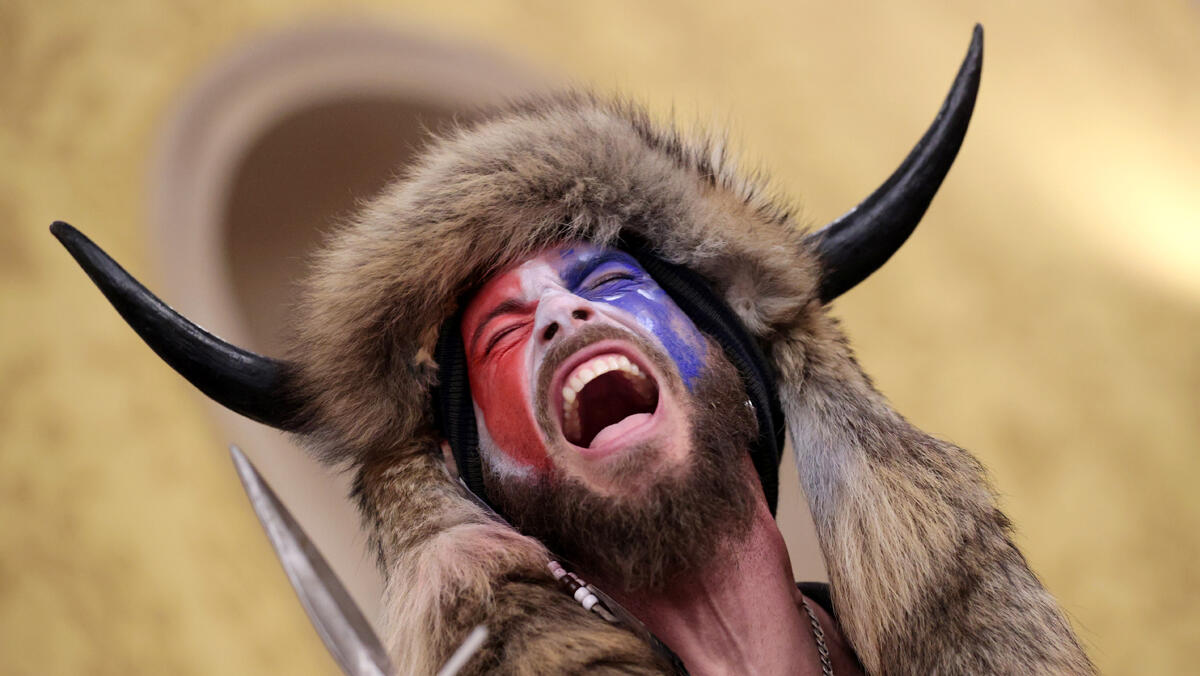 ג’ייקוב אנתוני צ’נסלי ממובילי הפלישה לבניין ה קפיטול פנאי