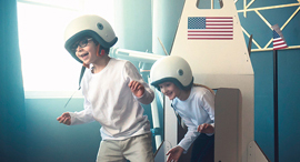 פנאי ילדים חלל אסטרונאוטים 