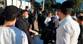 קורונה עימותים בין המשטרה ל חרדים ב אשדוד 1