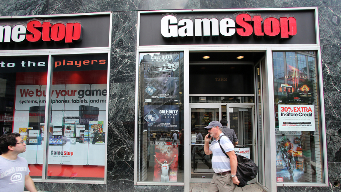 חנות משחקי וידאו גיים סטופ גיימסטופ GameStop ניו יורק