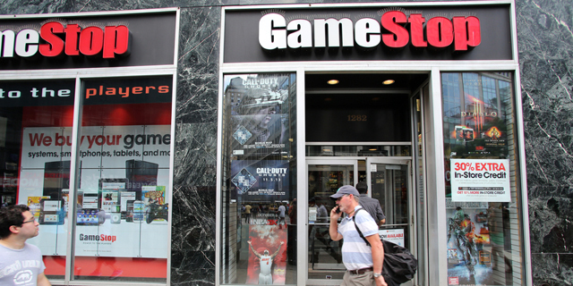 חנות משחקי וידאו גיים סטופ גיימסטופ GameStop ניו יורק
