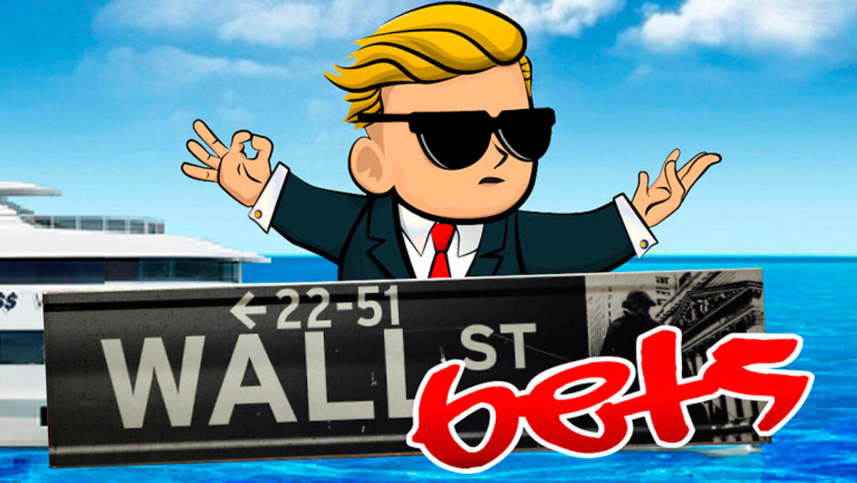 לוגו וול סטריט בטס  Wall Street Bets רדיט 