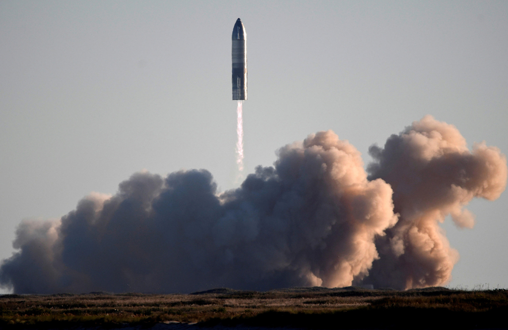 שיגור רקטה ספייסX אלון מאסק דצמבר 2020 טקסס