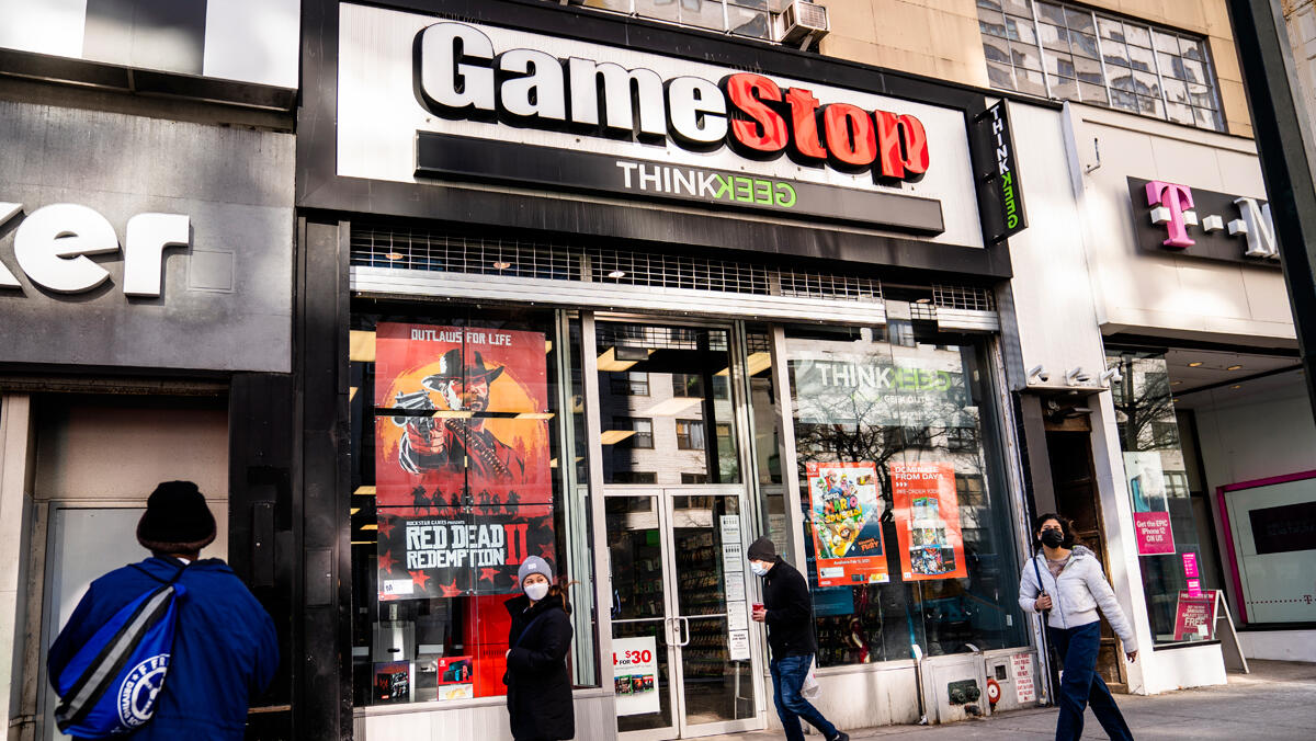 חנות גיימסטופ GameStop משחקי מחשב מנהטן ניו יורק