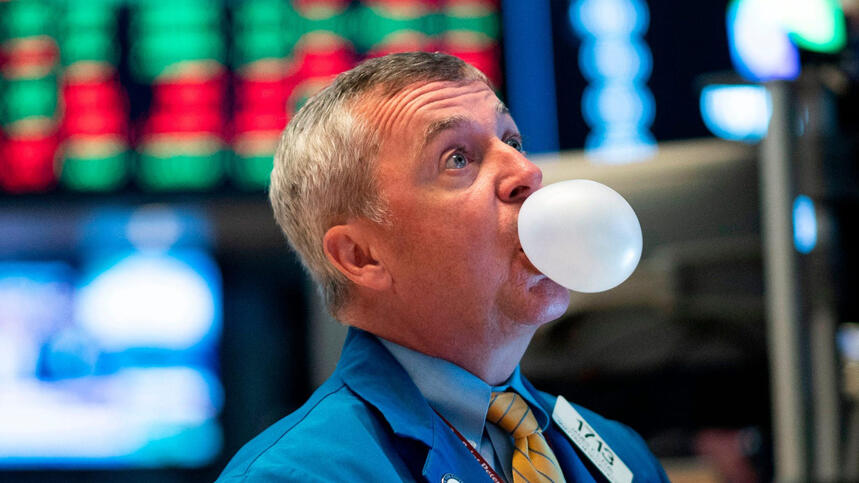 בועה בורסה מניות עליות שערים וול סטריט 