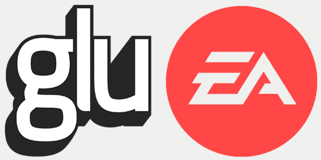 לוגו חברת Electronic Arts וחברת Glu