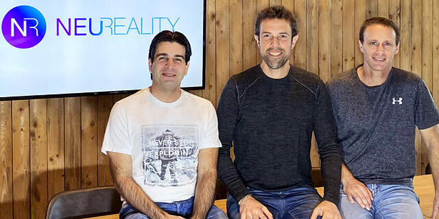 Neureality founders from left VP VLSI Yossi Kasus CEO Moshe Tanach VP Operations Tzvika Shmueli