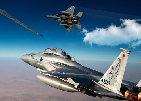 מטוסי F15 ישראלים בפעולה. אילוסטרציה, צילום: USAF scalemates pngst