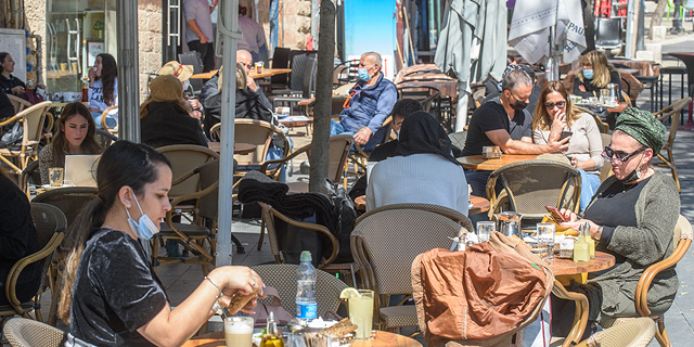 ירושלים הקלות מגבלות קורונה סגר התו הירוק תו ירוק פתיחה מסעדה מסעדות בית קפה בתי קפה סועדים 1