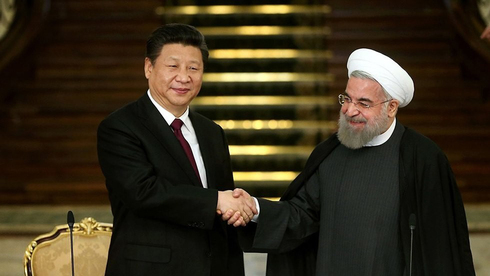 נשיא איראן חסן רוחאני ונשיא סין שי ג