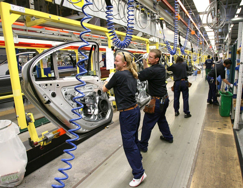 מפעל מכוניות באירופה , צילום: Volvo