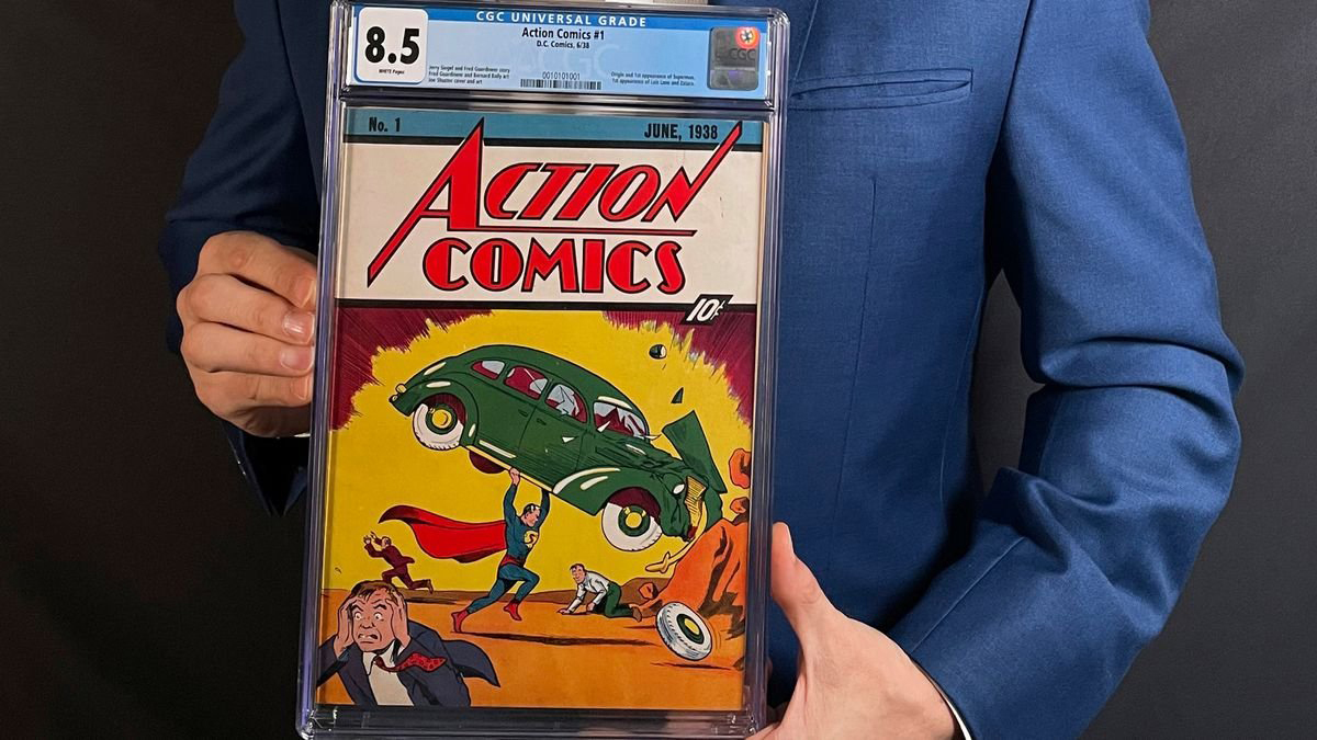 קומיקס סופרמן מספר 1 Action Comics מכירה פומבית