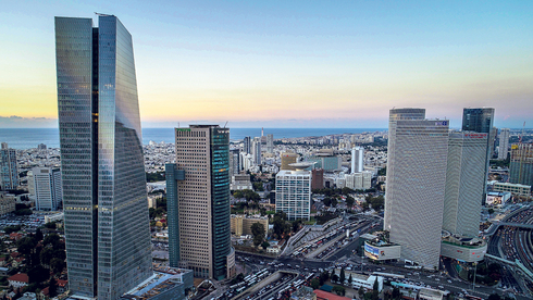 מגדלי משרדים בתל אביב, צילום: לביא צילומי אוויר