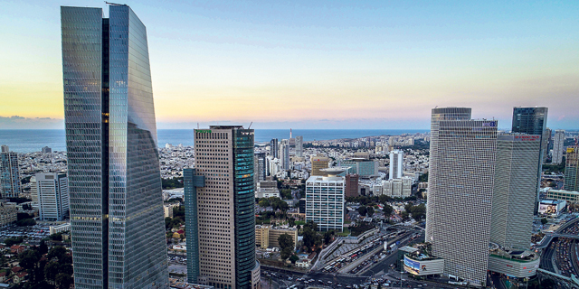 מגדלי משרדים בתל אביב, צילום: לביא צילומי אוויר