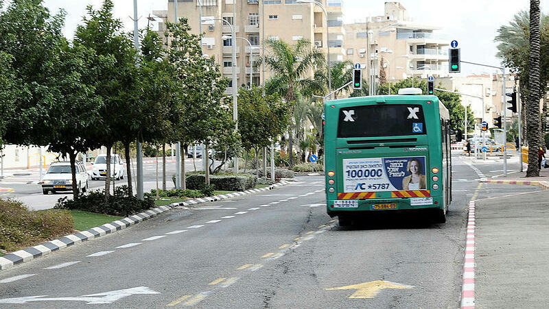 נתיבי תחבורה ציבורית אוטובוס נת"צ קריית מוצקין