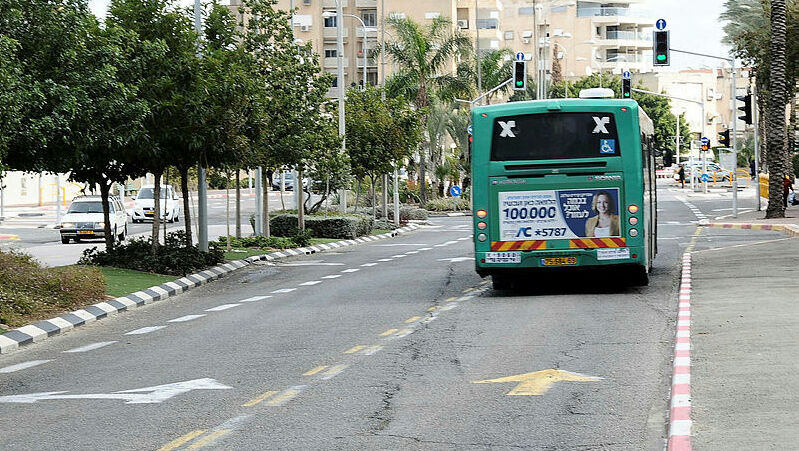 נתיבי תחבורה ציבורית אוטובוס נת"צ קריית מוצקין
