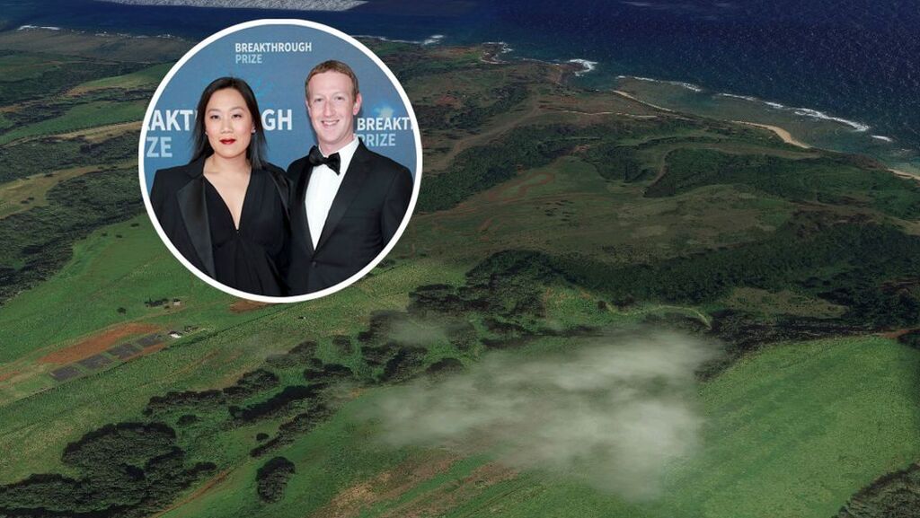 מארק צוקרברג ואשתו רכשו עוד 2,400 דונם באי קוואי בהוואי תמורת 53 מיליון דולר