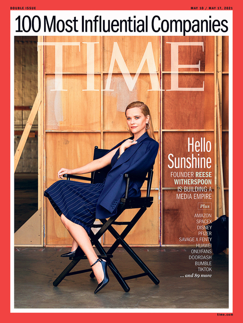 ריס וית’רספון על שער מגזין טיים, צילום: TIME MEGAZIN