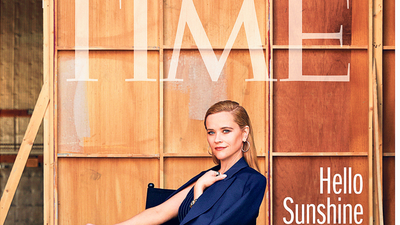 ריס וית’רספון על שער מגזין טיים, צילום: TIME MEGAZIN